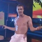 Johnny Ruffo stripped off for Tonight Tonight X factor Australia 2011