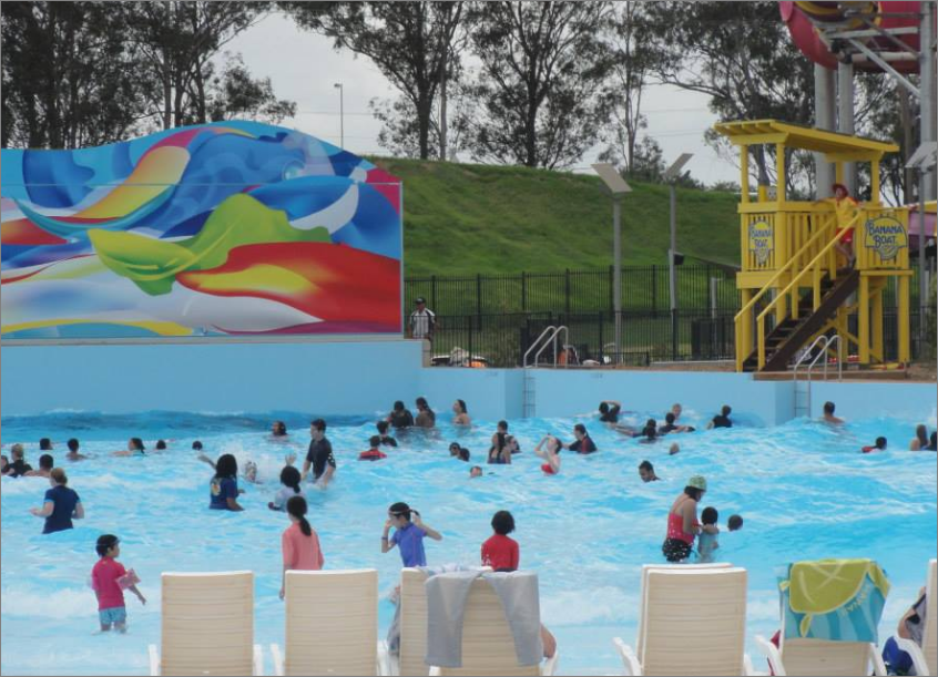 Wet and wild Sydney park swimming wave pools