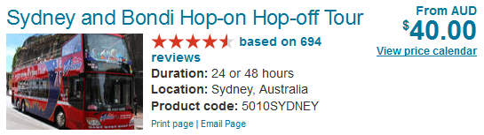 Sydney and Bondi Hop-on Hop-off Tour