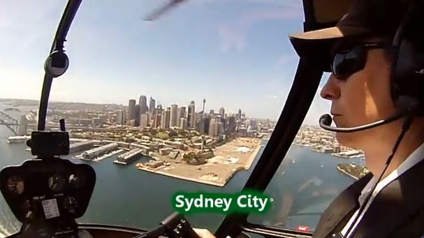 sydney harbour helicopter tour photo