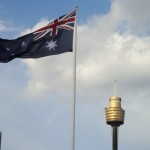 Darling Harbor Giant Australian Flag